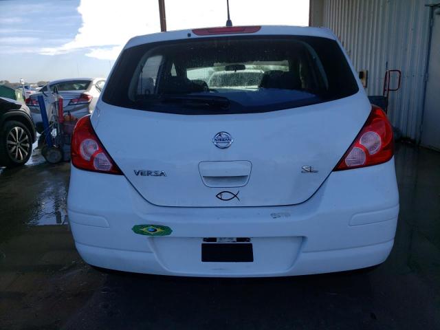 3N1BC13E17L448275 - 2007 NISSAN VERSA S WHITE photo 6