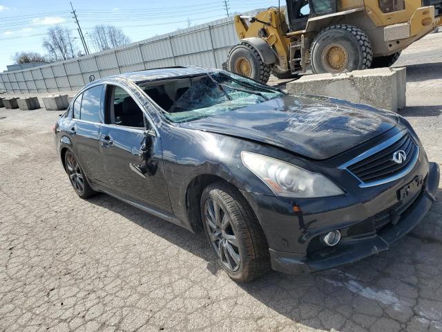 JN1CV6AR5CM670772 - 2012 INFINITI G37 BLACK photo 4