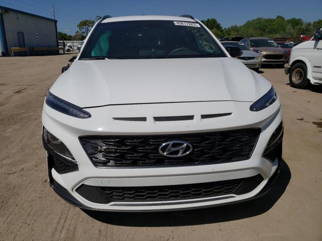 KM8K33A32NU802118 - 2022 HYUNDAI KONA N LINE WHITE photo 5