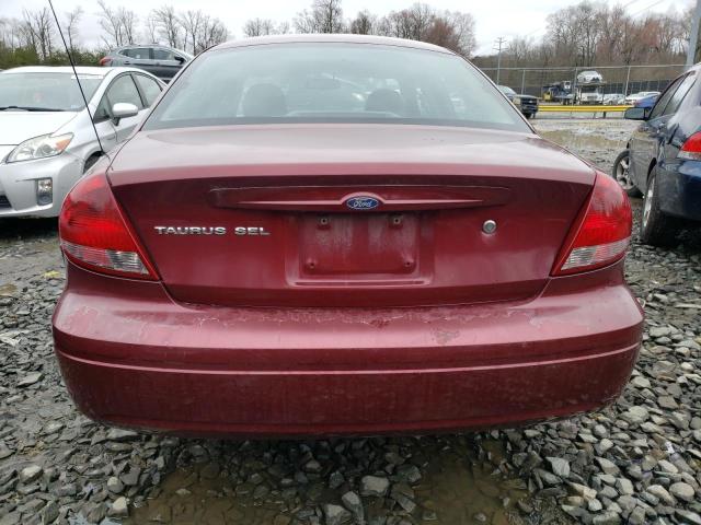 1FAFP56U17A133311 - 2007 FORD TAURUS SEL RED photo 6