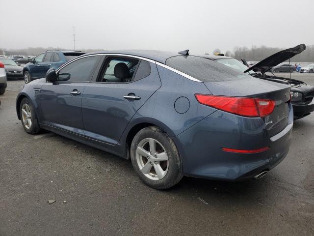 5XXGM4A77FG424188 - 2015 KIA OPTIMA LX BLUE photo 2