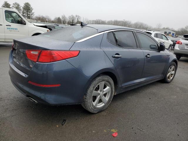 5XXGM4A77FG424188 - 2015 KIA OPTIMA LX BLUE photo 3