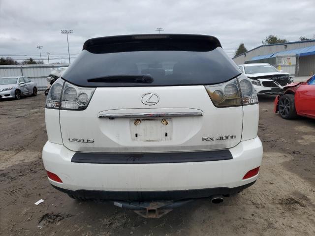 JTJHW31U560019041 - 2006 LEXUS RX 400 WHITE photo 6