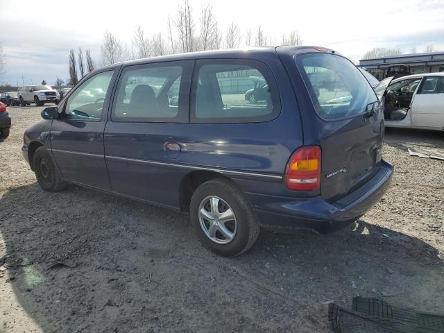 2FMDA5146SBA36883 - 1995 FORD WINDSTAR WAGON BLUE photo 2