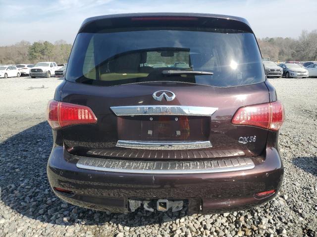 JN8AZ2NF3B9503320 - 2011 INFINITI QX56 PURPLE photo 6