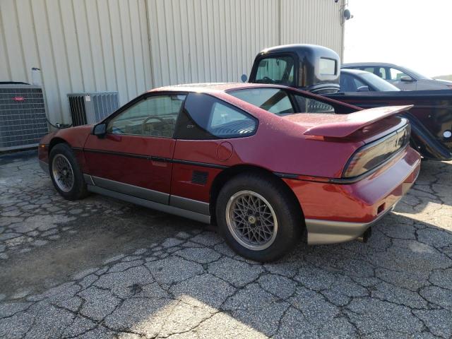 1G2PG1194HP238342 - 1987 PONTIAC FIERO GT RED photo 2