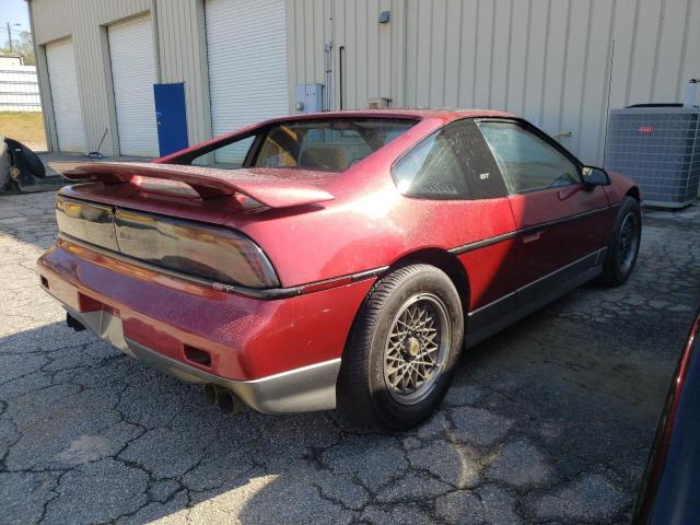 1G2PG1194HP238342 - 1987 PONTIAC FIERO GT RED photo 3