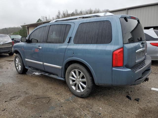 5N3AA08D78N900372 - 2008 INFINITI QX56 BLUE photo 2