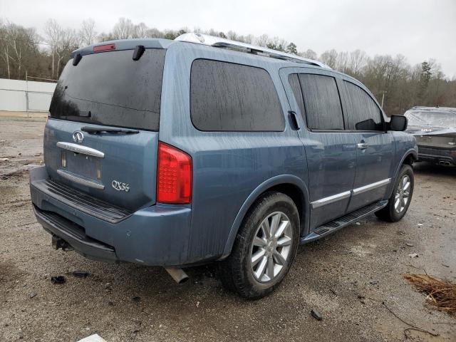 5N3AA08D78N900372 - 2008 INFINITI QX56 BLUE photo 3