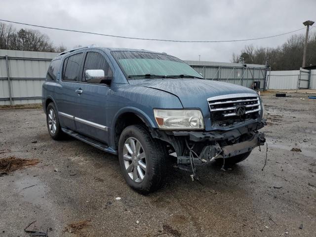 5N3AA08D78N900372 - 2008 INFINITI QX56 BLUE photo 4