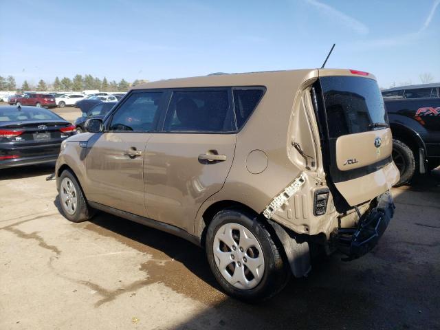 KNDJN2A20F7222944 - 2015 KIA SOUL TAN photo 2