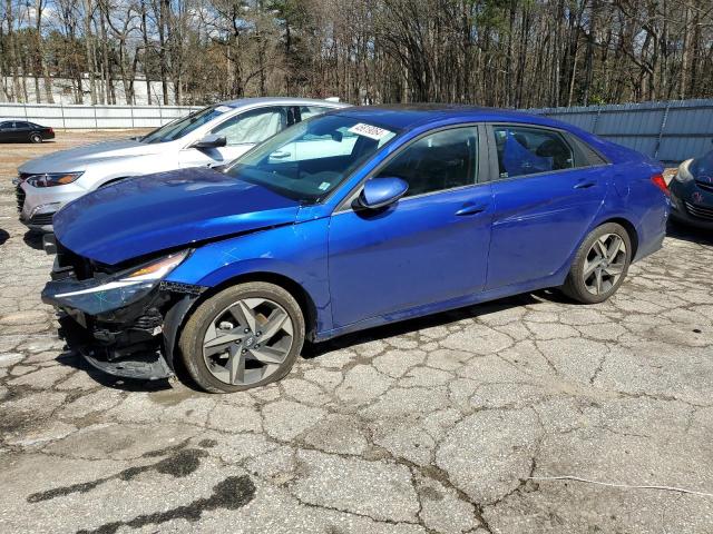 KMHLP4AG2PU533946 - 2023 HYUNDAI ELANTRA LIMITED BLUE photo 1