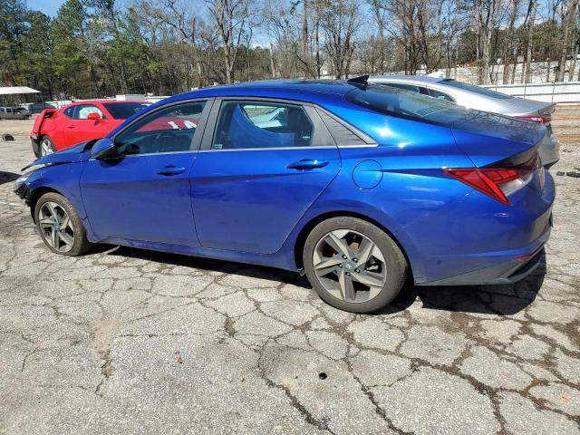 KMHLP4AG2PU533946 - 2023 HYUNDAI ELANTRA LIMITED BLUE photo 2