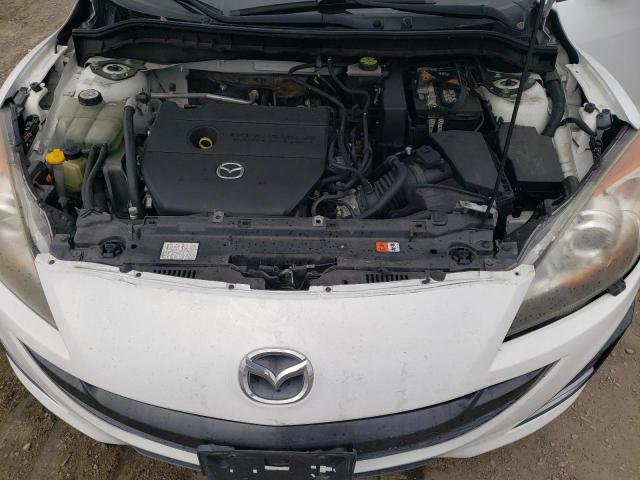 JM1BL1S64A1224861 - 2010 MAZDA 3 S WHITE photo 11