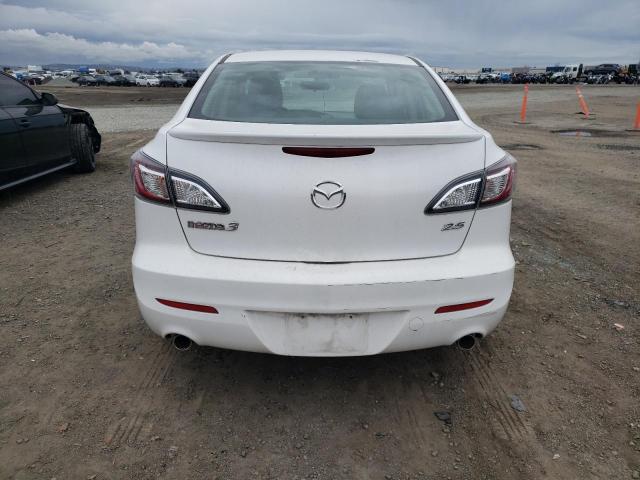 JM1BL1S64A1224861 - 2010 MAZDA 3 S WHITE photo 6