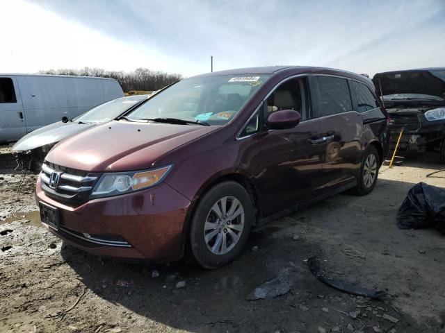 5FNRL5H67GB022576 - 2016 HONDA ODYSSEY EXL BURGUNDY photo 1