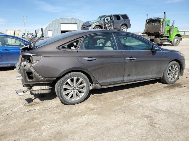 5NPE34AF9FH256608 - 2015 HYUNDAI SONATA SPORT GRAY photo 3