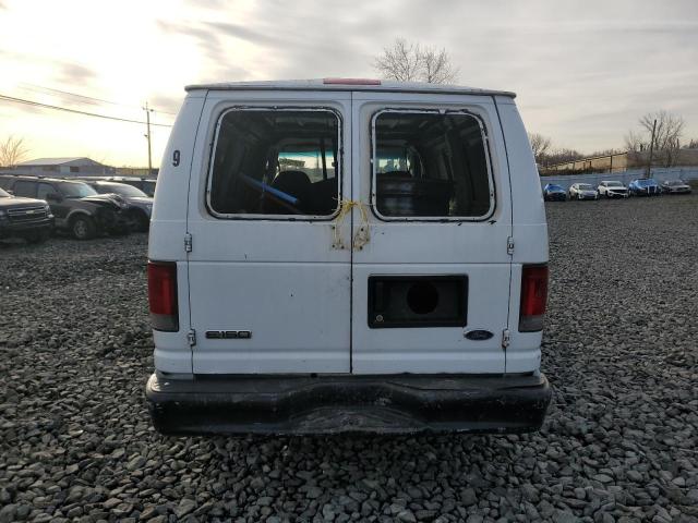 1FTNE14W17DB46308 - 2007 FORD ECONOLINE E150 VAN WHITE photo 6