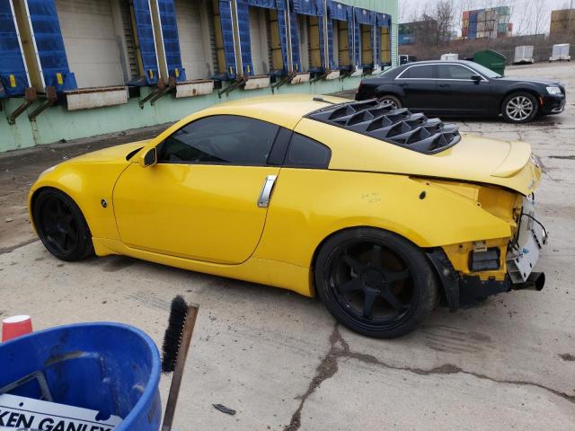 JN1AZ34D45M608759 - 2005 NISSAN 350Z COUPE YELLOW photo 2