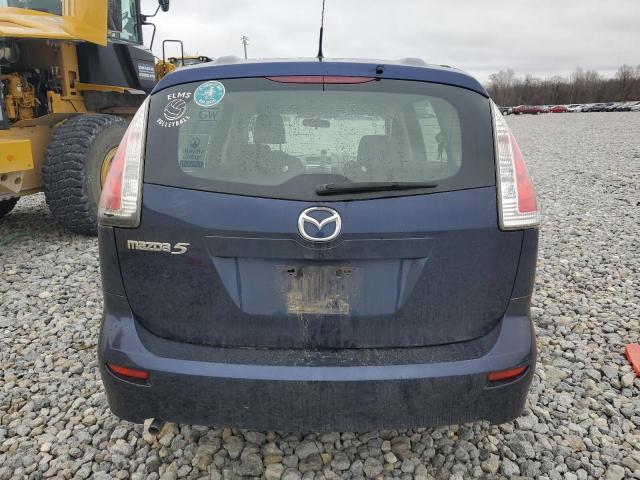 JM1CR2W39A0384474 - 2010 MAZDA 5 BLUE photo 6