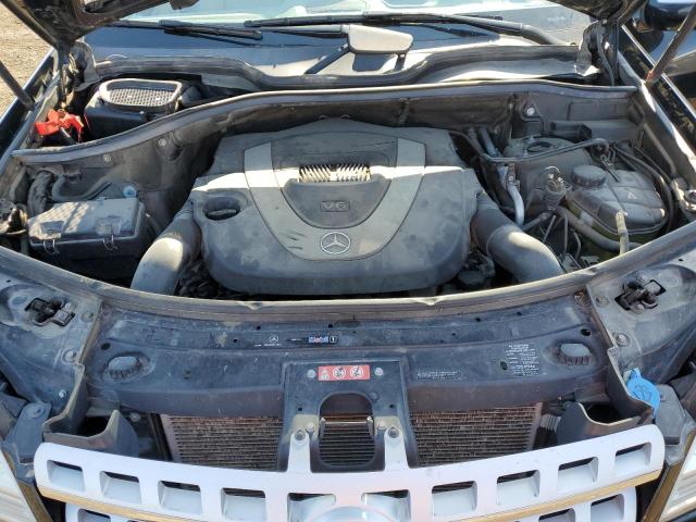 4JGBB8GBXAA557045 - 2010 MERCEDES-BENZ ML 350 4MATIC BLACK photo 12