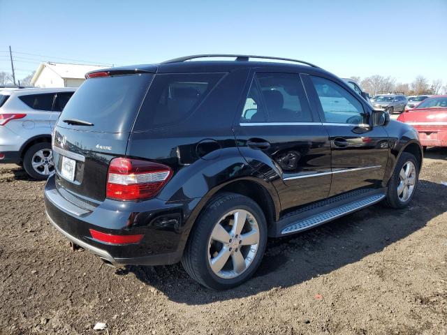 4JGBB8GBXAA557045 - 2010 MERCEDES-BENZ ML 350 4MATIC BLACK photo 3
