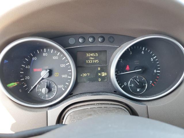 4JGBB8GBXAA557045 - 2010 MERCEDES-BENZ ML 350 4MATIC BLACK photo 9