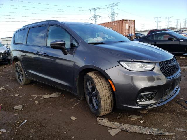 2C4RC3BG1MR563841 - 2021 CHRYSLER PACIFICA TOURING L GRAY photo 4