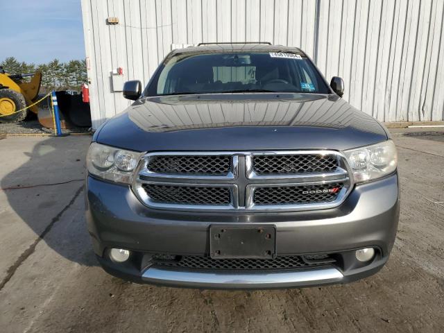 1D4RE4GG2BC705051 - 2011 DODGE DURANGO CREW GRAY photo 5