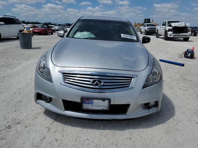 JN1CV6AR7CM975108 - 2012 INFINITI G37 SILVER photo 5