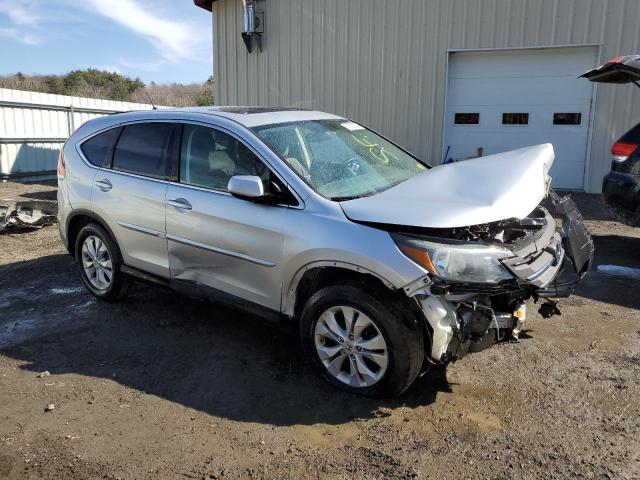 2HKRM4H54DH602749 - 2013 HONDA CR-V EX SILVER photo 4