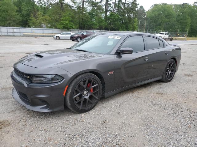 2C3CDXGJ1GH220864 - 2016 DODGE CHARGER R/T SCAT PACK GRAY photo 1