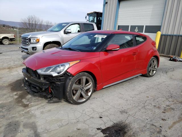 KMHTC6AE7DU141711 - 2013 HYUNDAI VELOSTER TURBO RED photo 1