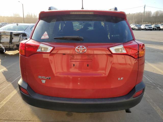 JTMZFREV0FJ028379 - 2015 TOYOTA RAV4 LE RED photo 6