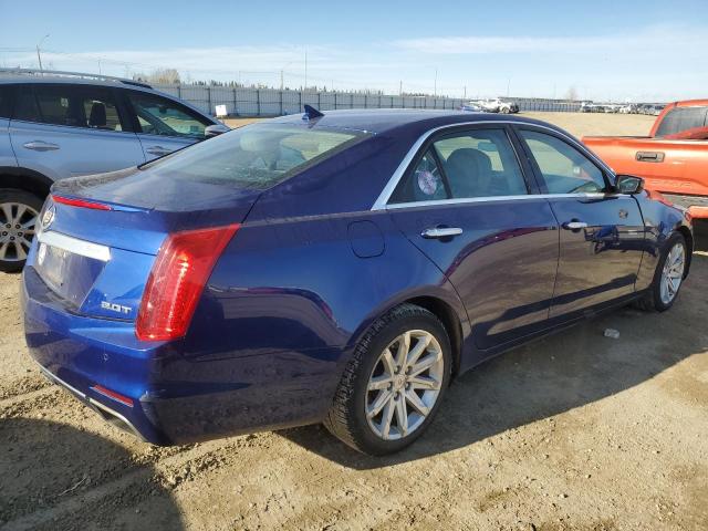 1G6AX5SX2E0192278 - 2014 CADILLAC CTS LUXURY COLLECTION BLUE photo 3