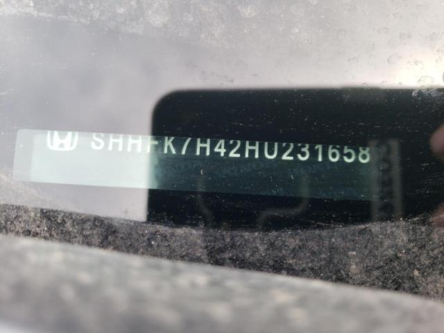 SHHFK7H42HU231658 - 2017 HONDA CIVIC SPORT 灰色 照片 13