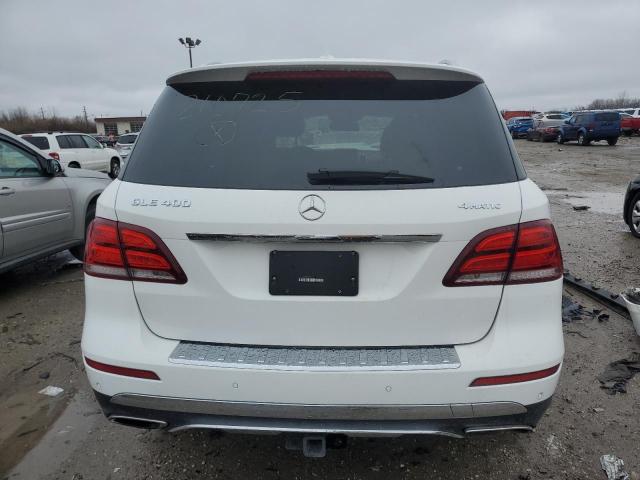 4JGDA5GBXKB210725 - 2019 MERCEDES-BENZ GLE 400 4MATIC WHITE photo 6