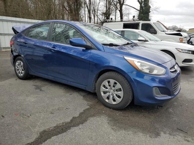 KMHCT4AE1HU241295 - 2017 HYUNDAI ACCENT SE BLUE photo 4