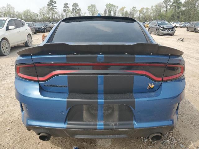 2C3CDXGJ5NH216538 - 2022 DODGE CHARGER SCAT PACK BLUE photo 6