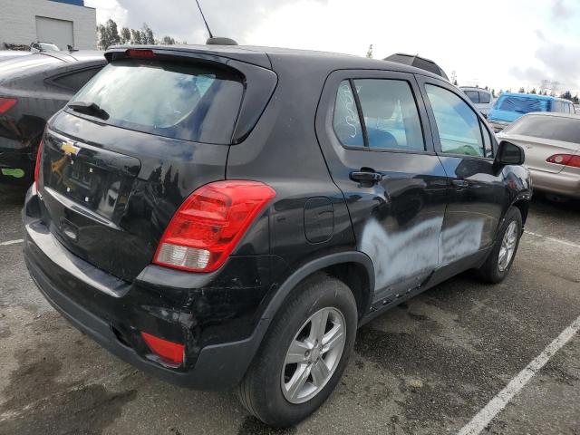 3GNCJKSBXKL267468 - 2019 CHEVROLET TRAX LS BLACK photo 3