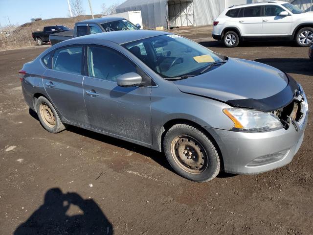 3N1AB7AP5EL693891 - 2014 NISSAN SENTRA S GRAY photo 4