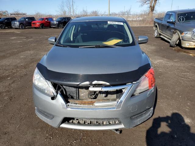 3N1AB7AP5EL693891 - 2014 NISSAN SENTRA S GRAY photo 5