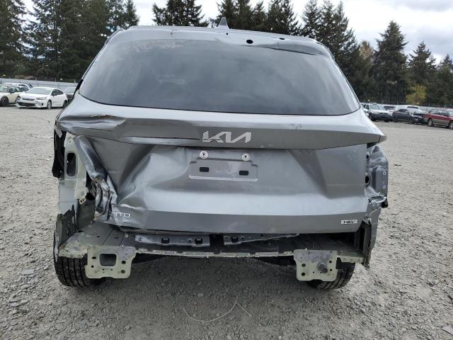 KNDRHDLG5P5160680 - 2023 KIA SORENTO EX GRAY photo 6