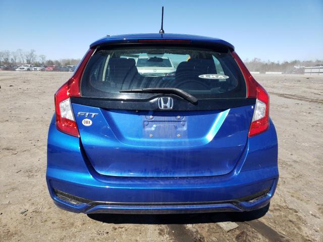 3HGGK5H49KM718550 - 2019 HONDA FIT LX BLUE photo 6