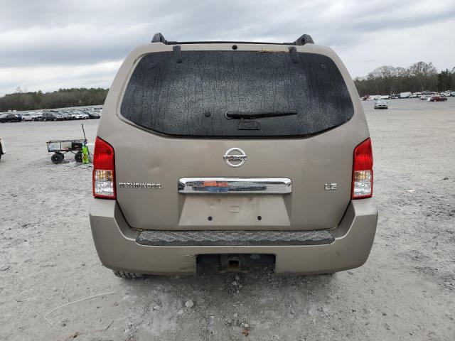 5N1AR18U77C618668 - 2007 NISSAN PATHFINDER LE BROWN photo 6