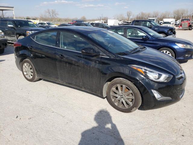 KMHDH4AE0FU342072 - 2015 HYUNDAI ELANTRA SE BLACK photo 4