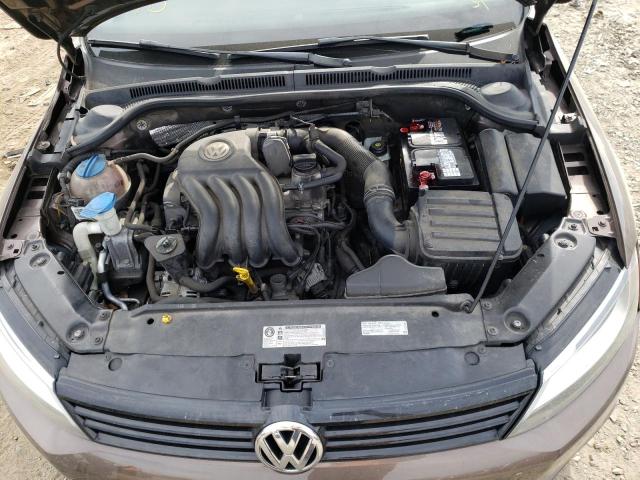 3VW1K7AJ7EM414215 - 2014 VOLKSWAGEN JETTA BASE 棕色 照片 11