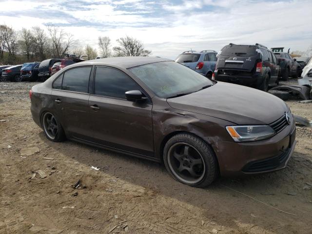 3VW1K7AJ7EM414215 - 2014 VOLKSWAGEN JETTA BASE 棕色 照片 4