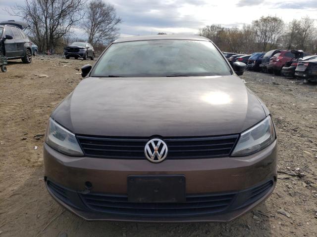 3VW1K7AJ7EM414215 - 2014 VOLKSWAGEN JETTA BASE 棕色 照片 5