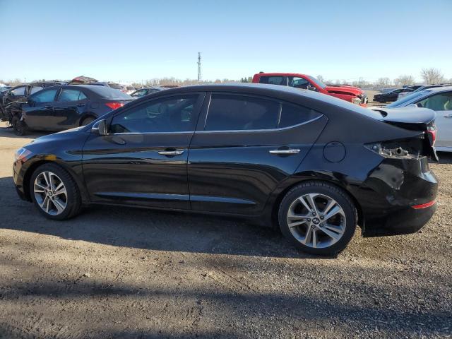 KMHD84LF3HU171441 - 2017 HYUNDAI ELANTRA SE BLACK photo 2